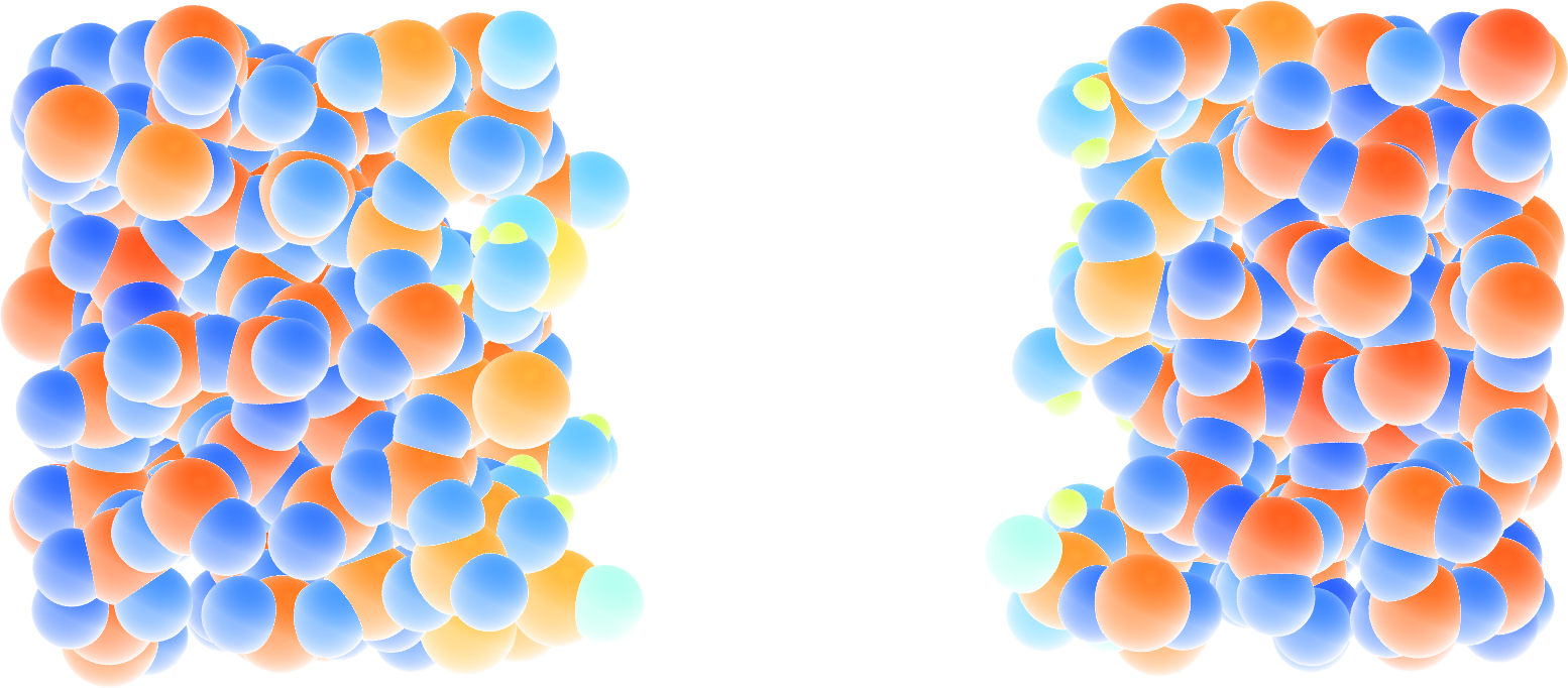 Cracked silicon oxide after addition of hydrogen atoms