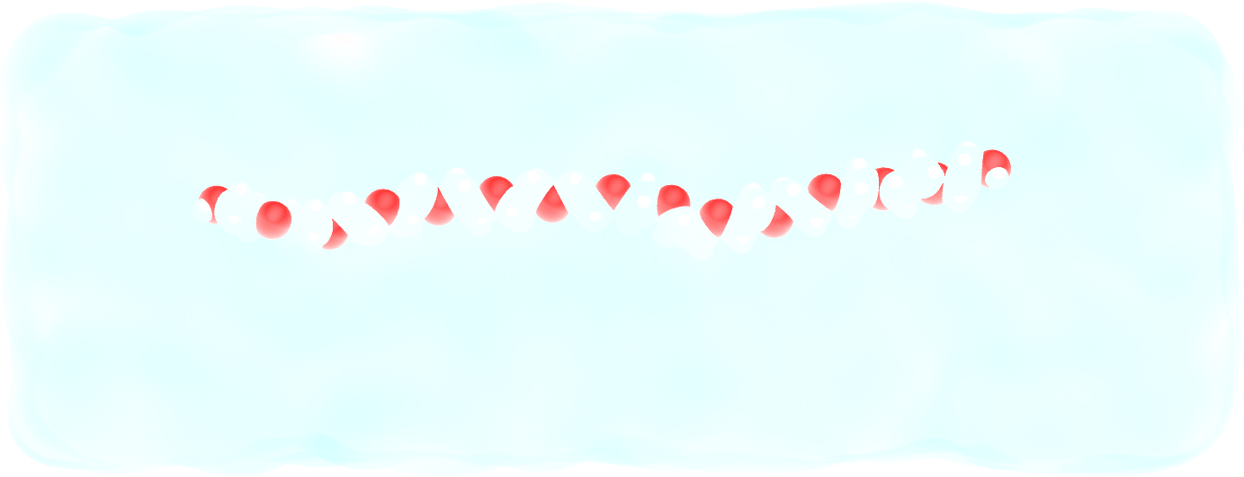 PEG molecule in water